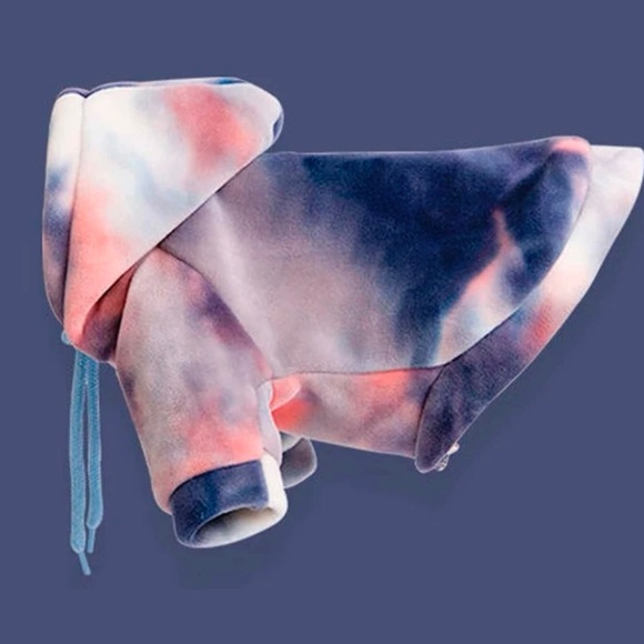 Tie-Dye Dog Hoodie - Picture 1 of 3